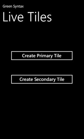 Windows Phone and add two Buttons